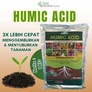 Asam Humat Humic Acid, Pupuk pembenah tanah 1 KG