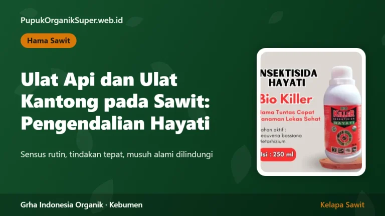 Ulat Api dan Ulat Kantong pada Sawit: Pengendalian Hayati